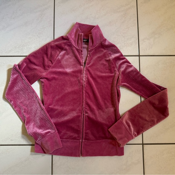 DKNY Track Jacket. Full Zip Hoodie. Vintage. Size: Medium - Picture 5 of 7